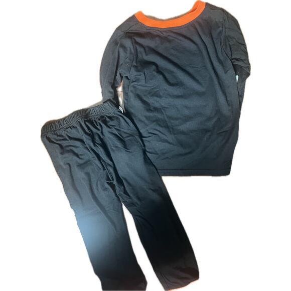 Glow in the dark Halloween skeleton bones candy pajama long sleeve 100%cotton 4t - Picture 5 of 5